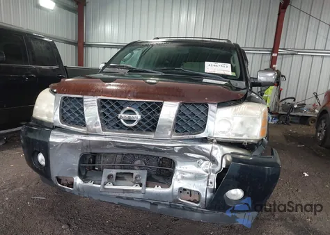 2004 Nissan Pathfinder Armada Le из США, поврежденный, VIN 5N1AA08A54N703094